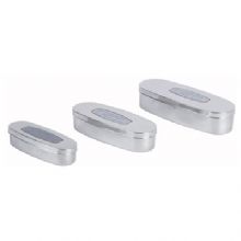 華瑞不銹鋼針管盒  A312 中號(hào) 134×50×30毫米可放10ml、5ml、2ml、1ml 針管