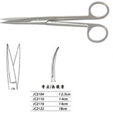 金鐘手術剪彎尖 JC2122 18cm 彎尖 WD