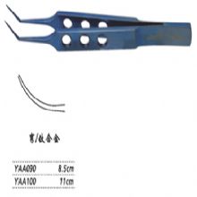 金鐘系線鑷  YAA090 8.5cm 彎（鈦）系結鑷