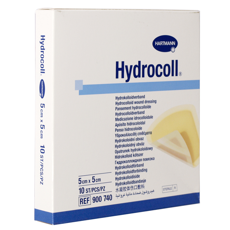 德國保赫曼德濕可水膠體傷口敷料  Hydrocoll 5×5cm 貨號：9007402   